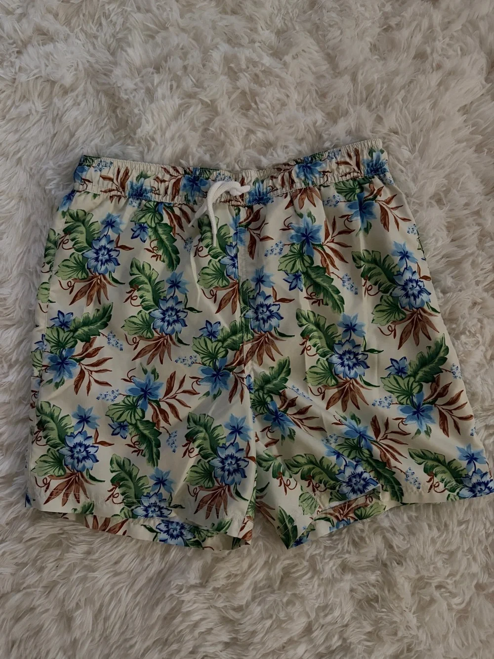 Janie and Jack Vacation Set: Shirt & Swim Trunks